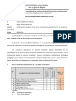 Informe Diagnóstico CCSS 2024-4to Sec