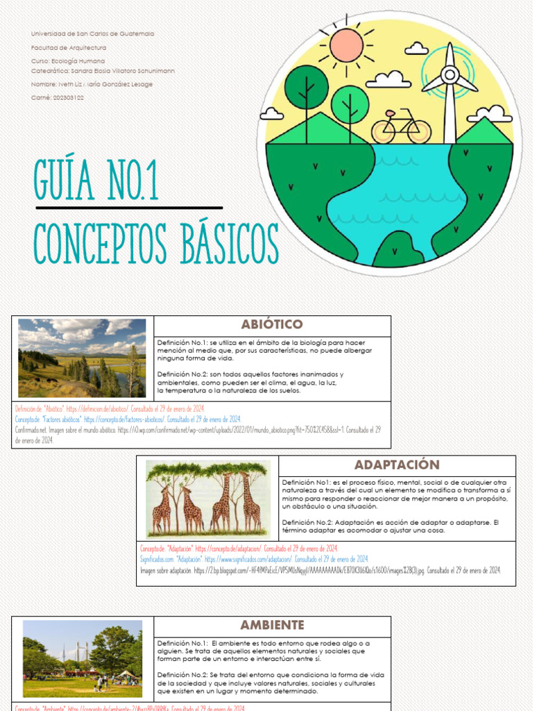Conceptos Clave de Ecología Humana | PDF | Ecología | Entorno natural