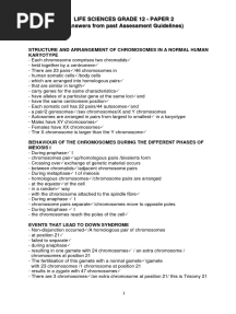 LIFE SCIENCES Grade 12 Study Notes P2