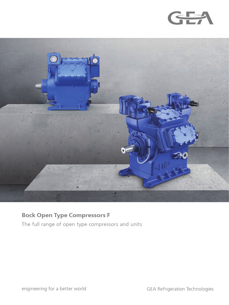 Bock 12085 Compressor FX3 SemiHermetic Catalog Datasheet PDF