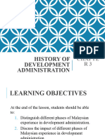 Chapter 3 - History of Development Administration