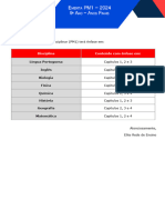 Ementa PM1 - 9º Ano