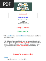 Lecture - 12-Java ArrayList