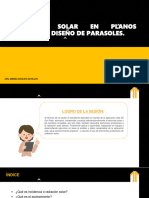 INCIDENCIA SOLAR EN PLANOS VERTICALES - DISEÑO DE PARASOLES