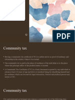 Community Tax