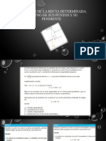 Semana3 - Clase4 - Ecución de La Recta Punto Pendiente - Ecuación de La Recta en Forma Simétrica