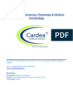 Basic Anatomy, Physiology & Medical Terminology - Cardea-Final