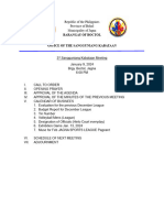 SK Meeting Agenda Sample