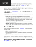 Aqa Homework Sheet Answers Physics