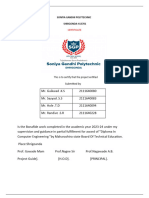 Soniya Gandhi Polytechnic SHRIGONDA-413701: Certificate