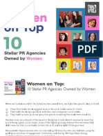Women On Top-10 Stellar PR Agencies Owned by Women