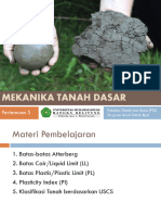 Pertemuan 5 Plastisitas Tanah