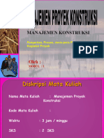 Modul 1 (Pengertian Manajemen Konstruksi)