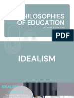 Philosophies in Education