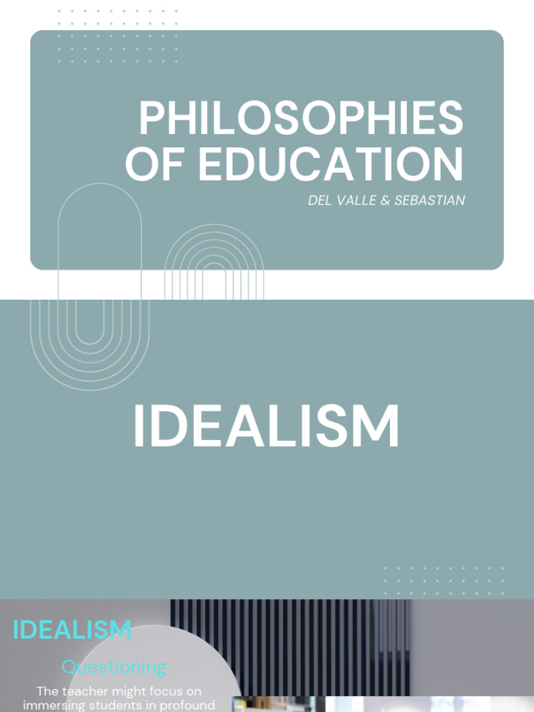 Educational Philosophies Explained | PDF | Critical Thinking | Learning