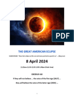 The Great American Eclipse — Omen of Judgment