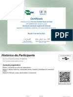 Introdução À Produção Orgânica de Maracujá-Certificado de Conclusão 282799