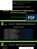 03 Slides - Exercícios de Recursos Modelamento 3d 2021