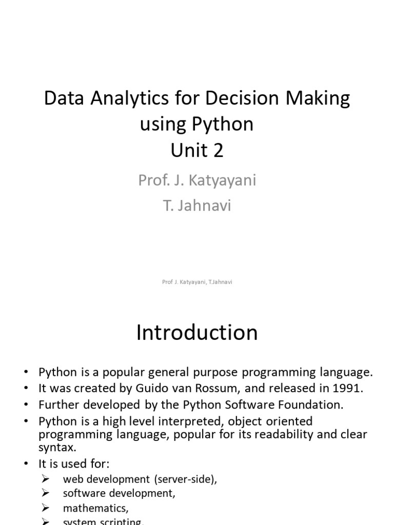 Unit 2 | PDF | Control Flow | Python (Programming Language)