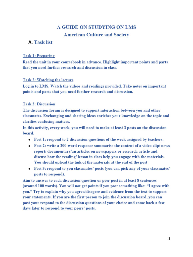 Effective LMS Study Guide | PDF | Educational Technology | Teachers