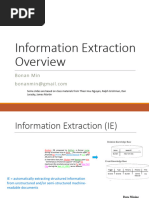 Ie Overview and Ner