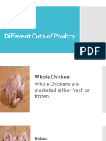 Different Cuts of Poultry