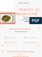 Resep Pakcoy Siram Ayam