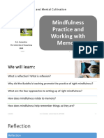 Class 10 Mindfulness Practice and Working With Memory