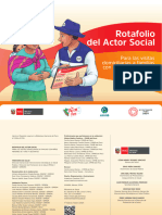 Rotafolio Del Actor Social para Las Visitas Domiciliarias A Niños y Gestantes (Edición 2024)