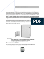 TABLERO DE DISTRIBUCIÓN TDE IE + SWITCH TDE X-X-X