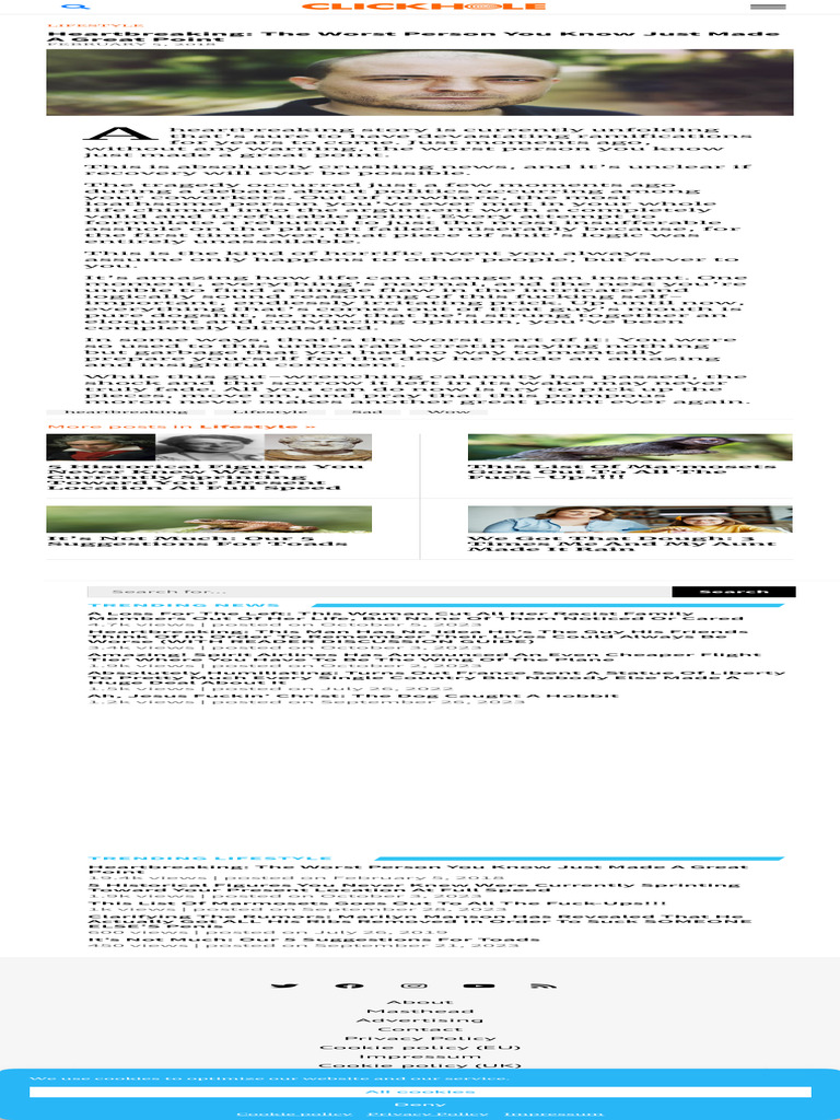 Heartbreaking the Worst Person You Know Just Made a Great Point