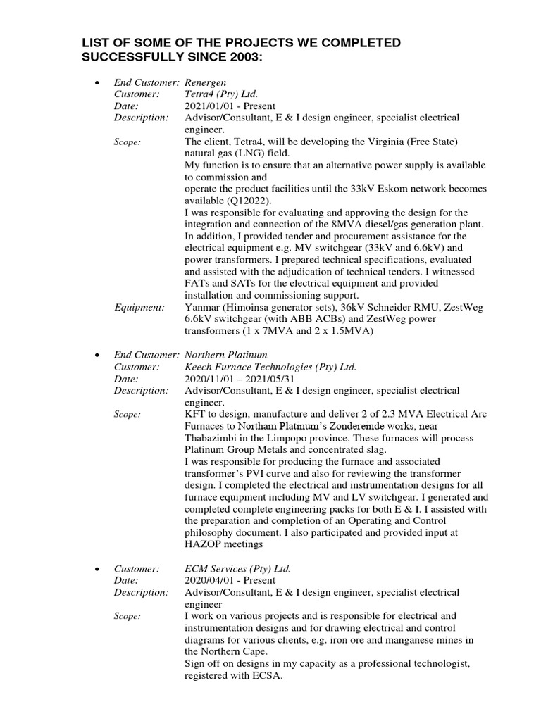 List Of Projects Download Free Pdf Electrical Substation Siemens
