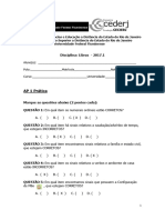 AP1 Prática e Teórica 2017.1 GABARITO