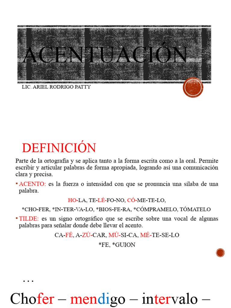 Reglas de Acentuación en Español | PDF | Voz humana | Lingüística