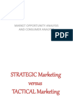 Chapter 3.1 Market Opportunity Analysis and Consumer Analysis