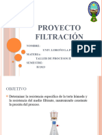 Proyecto Filtración