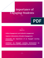 The Importance of Engaging Students