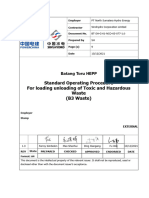 SOP For Loading Unloading of Toxic and Hazardous Waste