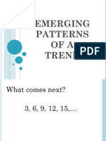 2 Emerging Patterns of A Trend