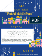 Materi Pesantren Ramadhan
