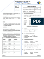 1er Grado Magnitudes Físicas SH