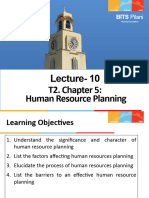 2023 MBAZG511 - Lecture 11 Part 1 HR Planning