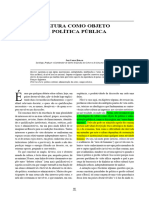 DURANT - Cultura Como Objeto de Política Pública