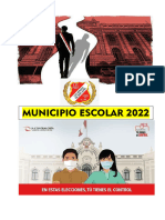 Plan de Trabajo de Municipio Escolar 2022