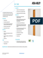 6.datasheet Wooden Doorset Acoustic 36db Door-Single