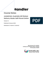 Food Handler - Course Notes