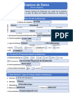 Formulario Captura de Datos