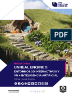 Dossier Master Online Unreal Engine 5. Entornos 3D Interactivos y VR + IA - TFS