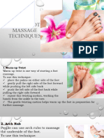 Basic Foot Massage Techniques