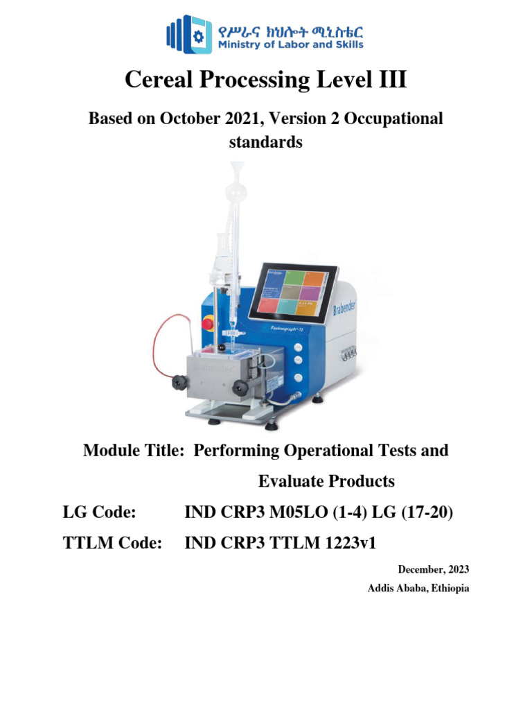 M-05 Perform Operational Tests | PDF | Personal Protective Equipment ...